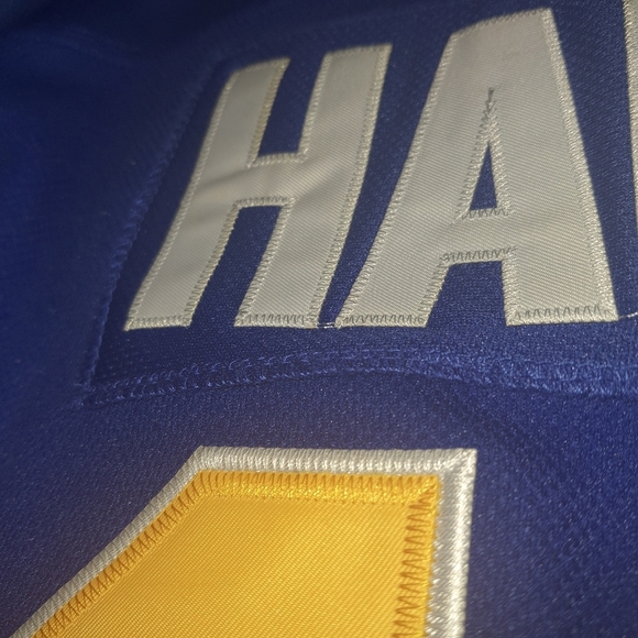 NWT Hanson Hockey Jersey Authentic Blue - Picture 7 of 7